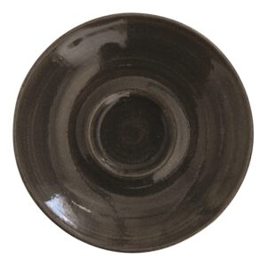 Блюдце 15,6см MONOCHROME, цвет IRON BLACK MOIBCSS1