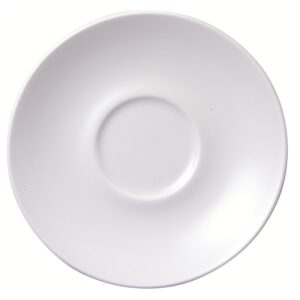 Блюдце 15,6см VELLUM, цвет WHITE полуматовый WHVMCSS1