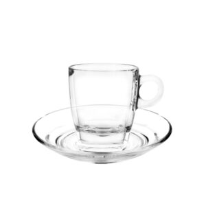 Блюдце d14,5см "caffe", стекло 1p02471