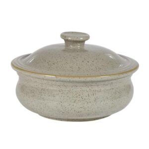 Горшок для запекания 0,43л D14см, с крышкой, STONECAST, цвет PEPPERCORN GREY SPGSLSPT1