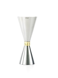 Джиггер mr.slim 30/60, с золотым ободком, нерж.сталь m37096