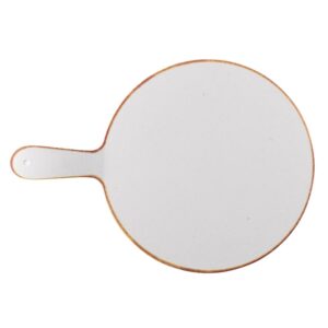 Доска сервировочная с ручкой D32см, меламин, BUFFET STONECAST MELAMINE, цвет BARLEY WHITE ZPLSTRP1