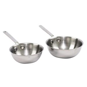 Кокотница 0,095л, D8,5см H2,5см, нерж.сталь WOK08