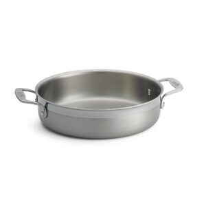 Лоток для жарки "TRI-PLY" D25,5см H6,5см 3,4л, круглый, с ручками, нерж.сталь CW7010