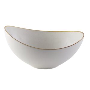 Миска "MOONSTONE" 4,5л 35,5х25см H18см, меламин, BUFFET STONECAST MELAMINE, цвет BARLEY WHITE ZPLSTM