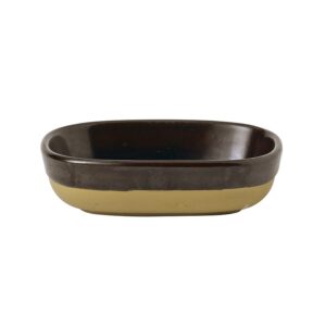 Поднос сервировочный 12х9см H3,3см, серия EMERGE, цвет CINNAMON BROWN EMBRET121
