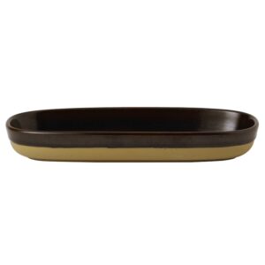 Поднос сервировочный 23,3х10см H3,3см, серия EMERGE, цвет CINNAMON BROWN EMBRET231