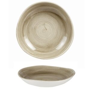 Салатник "волна" 1,10л D25,3см, без борта, STONECAST PATINA, цвет ANTIQUE TAUPE PAATOGB11