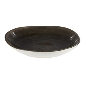 Салатник "волна" 1,10л D25,3см, без борта, STONECAST PATINA, цвет IRON BLACK PAIBOGB11