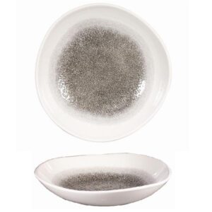 Салатник "волна" 1,10л D25,3см, без борта, цвет RAKU QUARTZ BLACK, STUDIO PRINTS RKBQOGB11