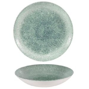 Салатник 1,14л D24,8см, без борта, цвет RAKU JADE GREEN, STUDIO PRINTS RKJGEVB91