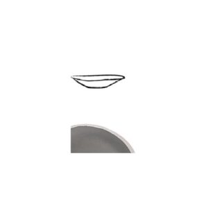 Салатник D33см H6,5см, керамика, цвет ANTHRACITE, REFLETS D'ARGENT 963589