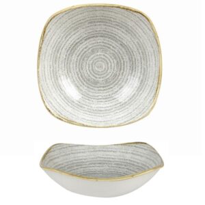 Салатник квадратный 1,28л 23,3см, без борта, цвет STONE GREY, STUDIO PRINTS SPSGSQ101