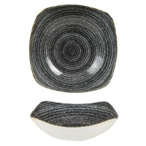 Салатник квадратный 1,28л 23,5см, цвет CHARCOAL BLACK, STUDIO PRINTS SPCBSQ101