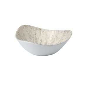 Салатник треугольный 0,37л D18,5см, без борта, цвет STONE AGATE GREY, STUDIO PRINTS STAGTRB71