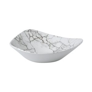 Салатник треугольный 0,60л D23,5см, без борта, цвет KINTSUGI AGATE GREY, STUDIO PRINTS KTAGTRB91