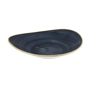 Салатник треугольный мелкий 23,8х15,8см, без борта, STONECAST, цвет BLUEBERRY SBBSTB231