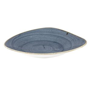 Салатник треугольный мелкий 27,2х26,7см, без борта, STONECAST, цвет BLUEBERRY SBBSTB271