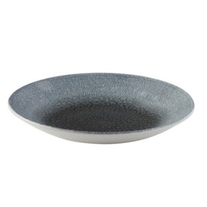 Тарелка глубокая 28,1см H3,7см, без борта, цвет RAKU DUO TOPAZ-QUARTZ, STUDIO PRINTS RDTQPD271