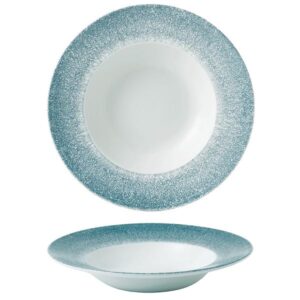 Тарелка глубокая 28см 0,468л, цвет RAKU TOPAZ BLUE, STUDIO PRINTS RKTBVWBL1