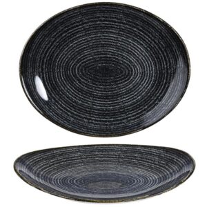 Тарелка глубокая овальная 27х22,9см, цвет CHARCOAL BLACK, STUDIO PRINTS SPCBOP581