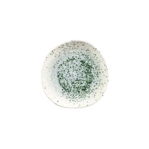 Тарелка мелкая "волна" 21см, без борта, цвет MINERAL GREEN, STUDIO PRINTS MNGROG81