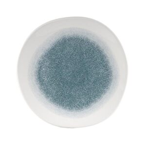 Тарелка мелкая "волна" 26,4см, без борта, цвет RAKU JADE GREEN, STUDIO PRINTS RKJGOG101