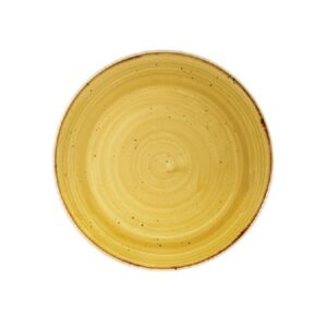 Тарелка мелкая 16,5см, без борта, STONECAST, цвет MUSTARD SEED YELLOW SMSSEVP61