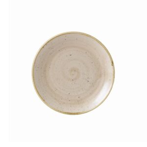 Тарелка мелкая 16,5см, без борта, STONECAST, цвет NUTMEG CREAM SNMSEVP61