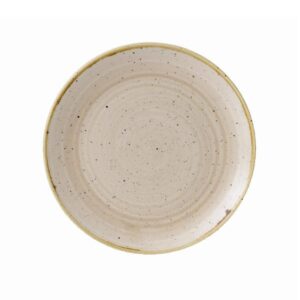 Тарелка мелкая 21,7см, без борта, STONECAST, цвет NUTMEG CREAM SNMSEVP81