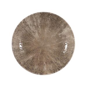 Тарелка мелкая 21,7см, без борта, цвет STONE ZIRCON BROWN, STUDIO PRINTS STZBEVP81