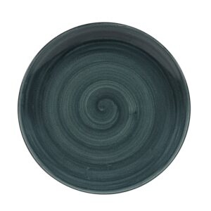 Тарелка мелкая 26см, без борта, STONECAST PATINA, цвет RUSTIC TEAL PATREV101