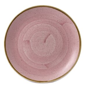Тарелка мелкая 26см, без борта, STONECAST, цвет PETAL PINK SPPSEV101