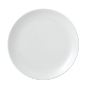 Тарелка мелкая 26см, без борта, VELLUM, цвет WHITE полуматовый WHVMEV101