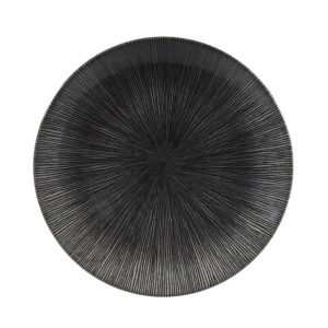 Тарелка мелкая 26см, без борта, цвет AGANO BLACK, STUDIO PRINTS AGBLEV101