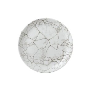 Тарелка мелкая 26см, без борта, цвет KINTSUGI AGATE GREY, STUDIO PRINTS KTAGEV101