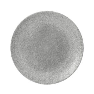 Тарелка мелкая 26см, без борта, цвет RAKU JASPER GREY, STUDIO PRINTS RKGJEV101