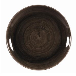 Тарелка мелкая 28,8см, без борта, STONECAST PATINA, цвет IRON BLACK PAIBEV111