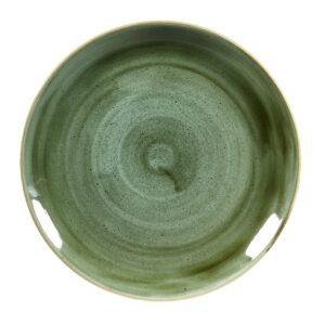 Тарелка мелкая 28,8см, без борта, STONECAST, цвет SAMPHIRE GREEN SSGSEV111