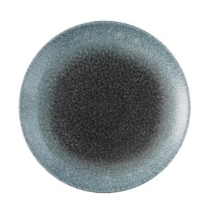Тарелка мелкая 28,8см, без борта, цвет RAKU DUO TOPAZ-QUARTZ, STUDIO PRINTS RDTQEV111