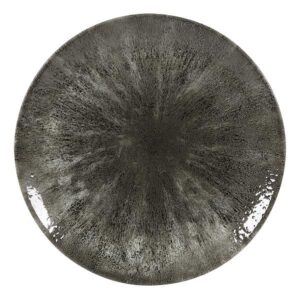 Тарелка мелкая 28,8см, без борта, цвет STONE QUARTZ BLACK, STUDIO PRINTS STQBEV111