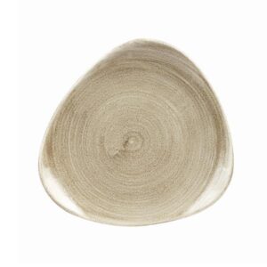 Тарелка мелкая треугольная 19,2см, без борта, STONECAST PATINA, цвет ANTIQUE TAUPE PAATTR71