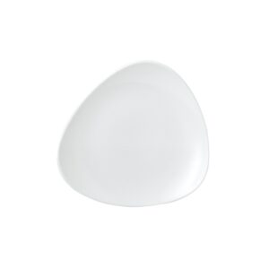 Тарелка мелкая треугольная 19,2см, без борта, VELLUM, цвет WHITE полуматовый WHVMTR71