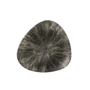 Тарелка мелкая треугольная 19,2см, без борта, цвет STONE QUARTZ BLACK, STUDIO PRINTS STQBTR71