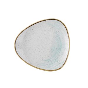 Тарелка мелкая треугольная 22,9см, без борта, STONECAST ACCENTS, цвет DUCK EGG BLUE ASDETR91
