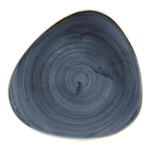 Тарелка мелкая треугольная 26,5см, без борта, STONECAST, цвет BLUEBERRY SBBSTR101