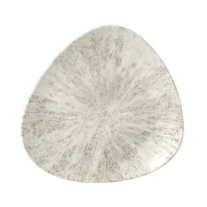 Тарелка мелкая треугольная 26,5см, без борта, цвет STONE AGATE GREY, STUDIO PRINTS STAGTR101