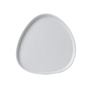 Тарелка треугольная мелкая CHEFS WALLED 20см H2см, с прямым бортом, CHEFS PLATES, цвет WHITE WHWT211