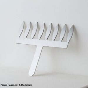 Трафарет для декора "FEATHER COMB" H6см, нерж.сталь, дизайн - FRANK HAASNOOT 20FH02S
