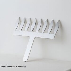 Трафарет для декора "FEATHER COMB" H8см, нерж.сталь, дизайн - FRANK HAASNOOT 20FH02L